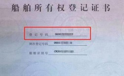 海船船舶证书样本