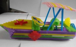 塑料吸管做的轮船能浮起来吗？