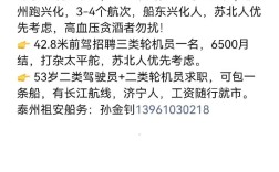 日本船舶招聘信息有哪些具体要求？