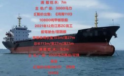 一万吨的散货船吃水多少