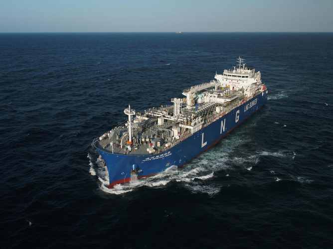 一艘船多少立方LNg-图2