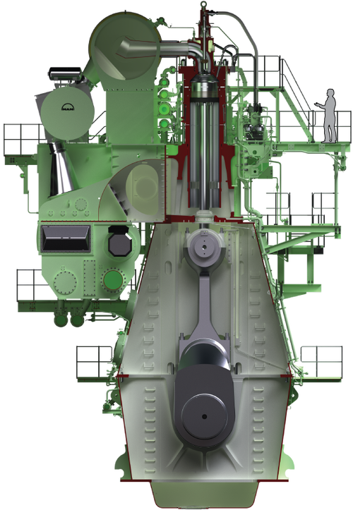 轮船主机扫气箱图片有何关键信息？-图1