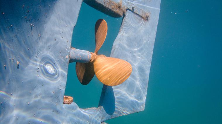 轮船螺旋桨后片状物是什么?-图2 轮船螺旋桨后片状物是什么?-图2