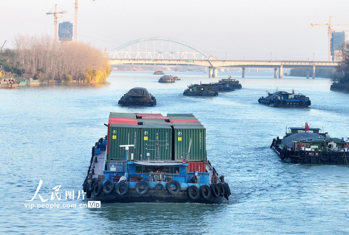 大运河拖轮船图，昔日航运如何运作？-图2