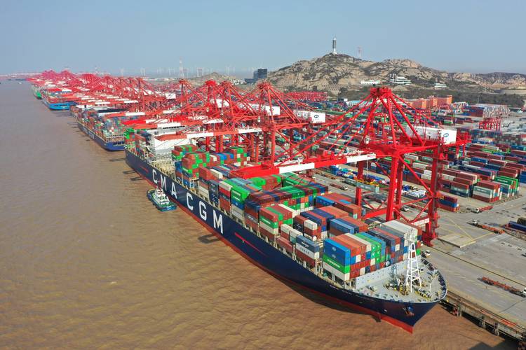 洋山港轮船吨位最大是多少？-图1