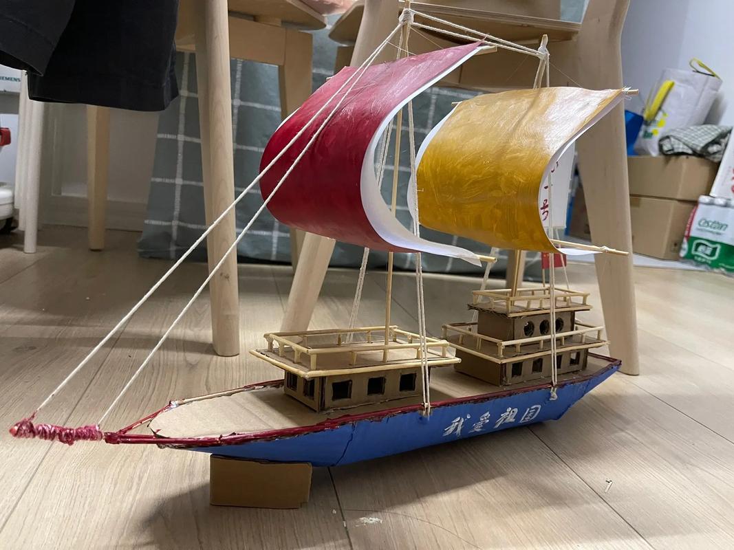 纸盒轮船模型-图3 纸盒轮船模型-图3