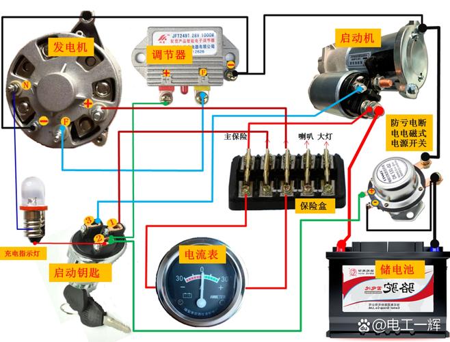 船舶车钟电路结构有哪些关键组成部分？-图2