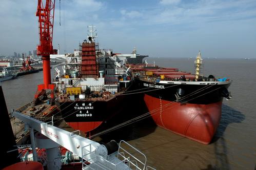 外高桥造船厂建厂-图1