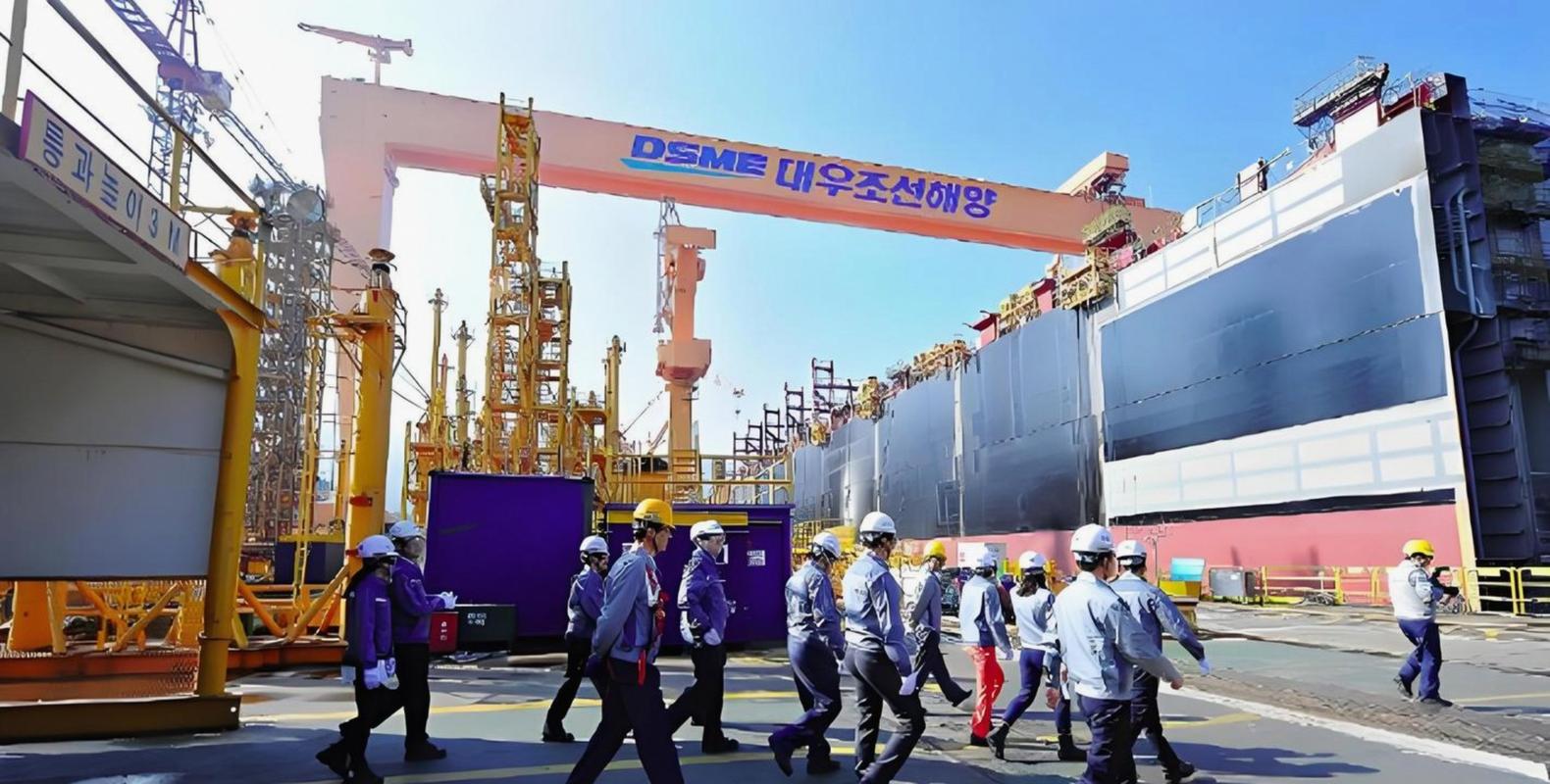 韩国造船厂工人现状如何？-图1