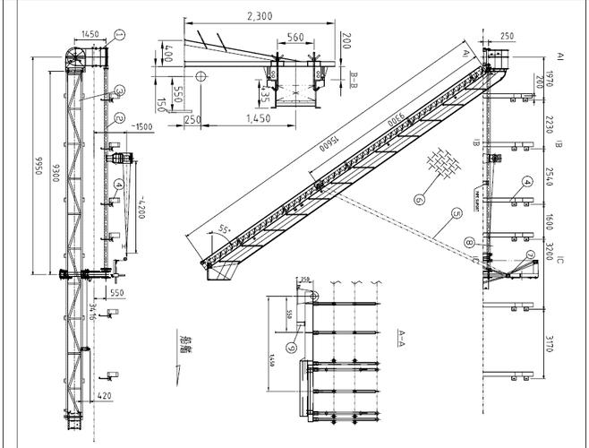 船舶舷墙结构图具体包含哪些关键部分？-图2