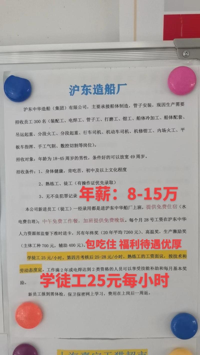 营口造船厂招聘,具体岗位和要求是什么?-图1 营口造船厂招聘,具体岗位和要求是什么?-图1
