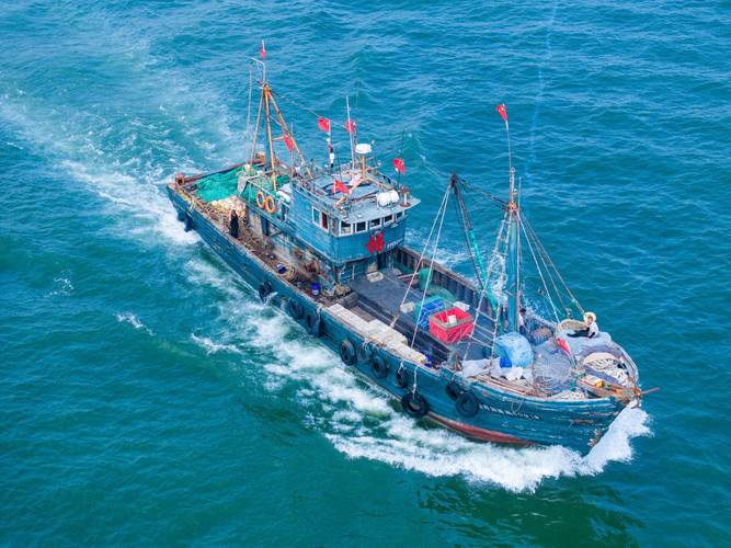 造船厂渔船图片，展示的是建造场景还是成品船？-图1