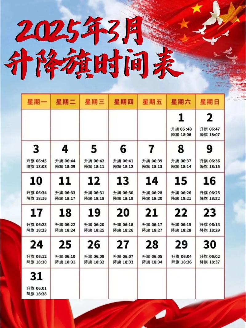 船舶升降旗时间有何标准规定？-图1