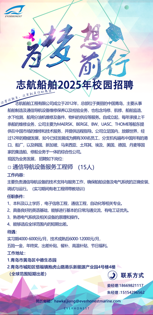 船舶招聘信息有哪些岗位和要求？-图2