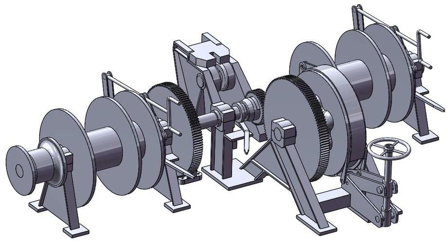 锚机结构图如何看懂各部件功能?-图2 锚机结构图如何看懂各部件功能?-图2