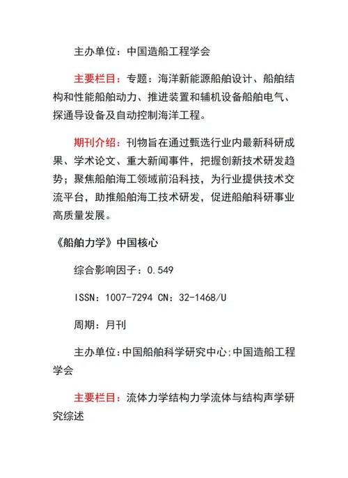 船舶工程投稿,方向与要求是什么?-图1 船舶工程投稿,方向与要求是什么?-图1