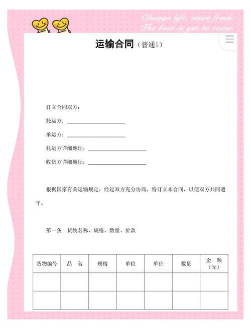 外贸船舶长期运输合同的核心条款有哪些？-图3