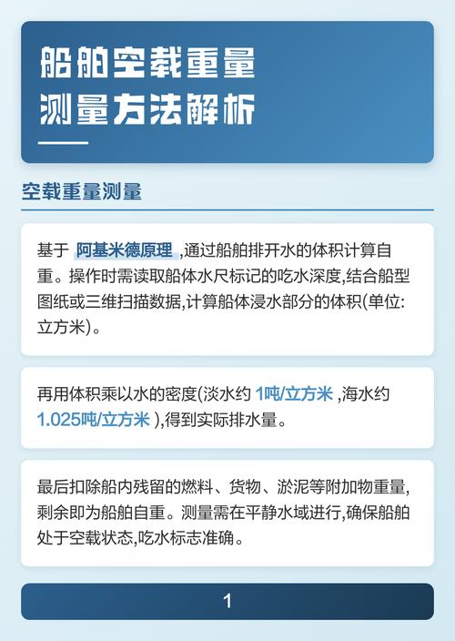 船舶自身重量如何精确计算？-图1